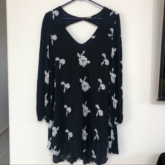 Free People Open Back Floral Dress - Picture 2 of 4